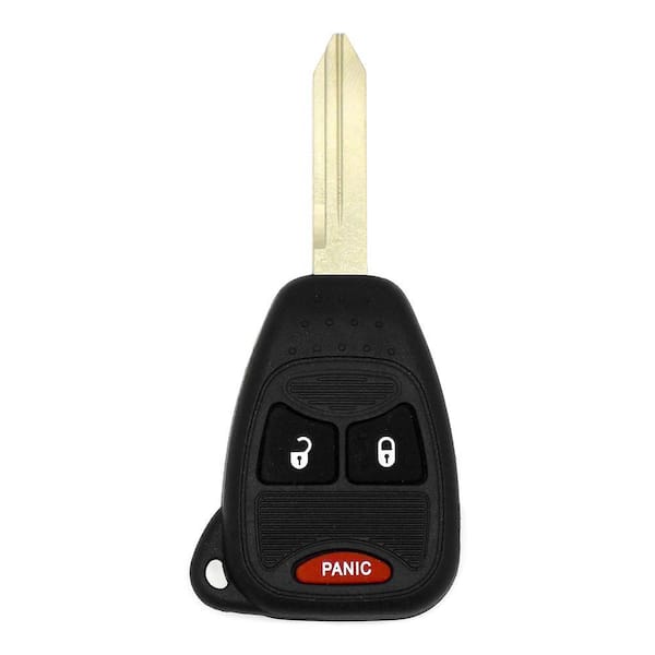 Chrysler, Dodge, Jeep 3-Button Keyless Entry Remote and Key Combo - Simple Key Replacement Kit w/ EZ Installer Included