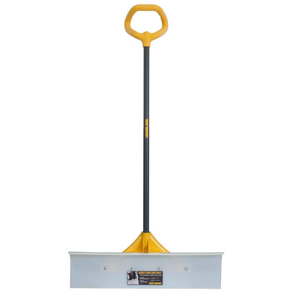 True Temper 30 in. Industrial Grade Snow Pusher with Versa Grip 1663078  The Home Depot
