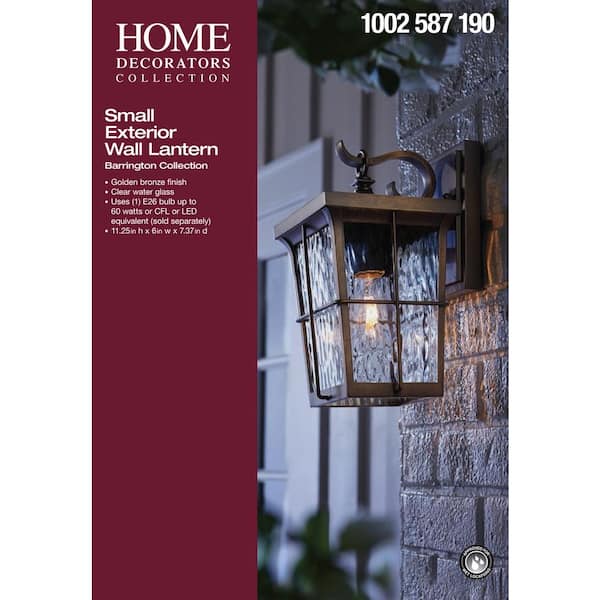 Home decorators deals exterior wall lantern