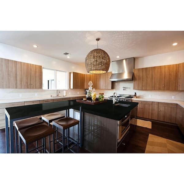 3 in. x 3 in. Granite Countertop Sample in Absolute Black