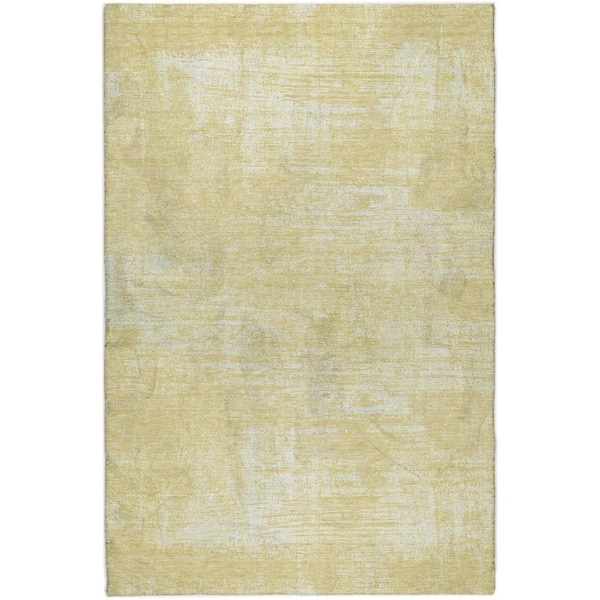 Dream Shag Premium Machine Washable Abstract ADS839 Wheat 5 ft. x 7 ft. 6 in. Area Rug