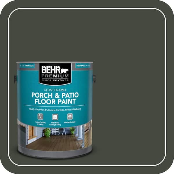 1 gal. #BXC-12 Deep Forest Gloss Enamel Interior/Exterior Porch and Patio Floor Paint