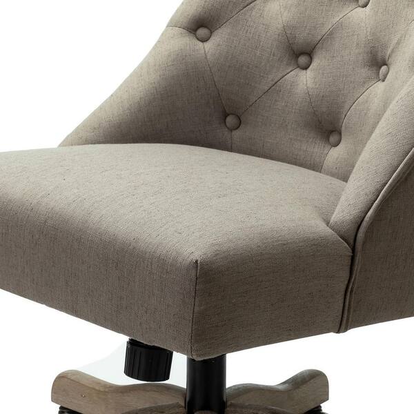 Stylish Java Brown Office Chair in Scoop Style –