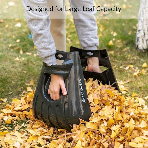 Gardenised 72 Gal. Heavy-Duty Self-Standing Collapsible Leaf Bag