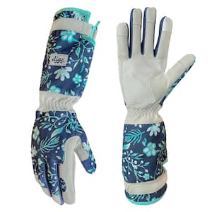 Women's Large Long Cuff Garden Gloves