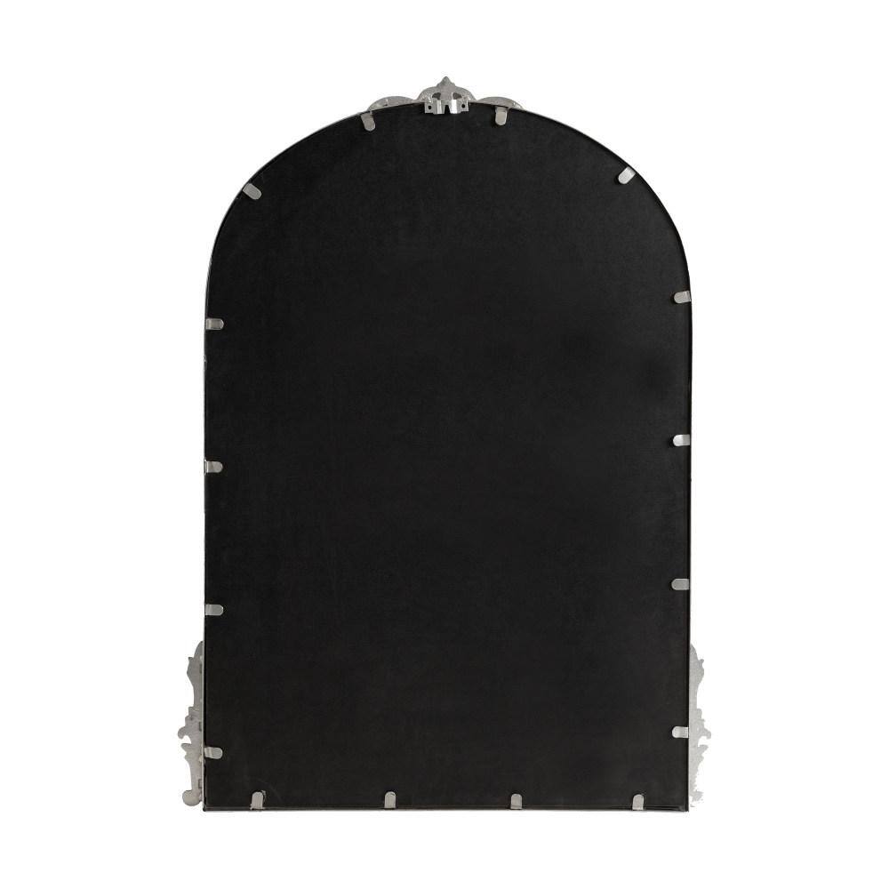 Myrcelle Silver Ornate Arched Wall Mirror 25" x 33"