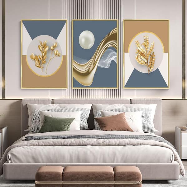 Framed Canvas Wall ArtOil Paintings Impressionism Aesthetic Prints Canvas  Paintings for Living Room Bedroom Office Home; 3 Panels