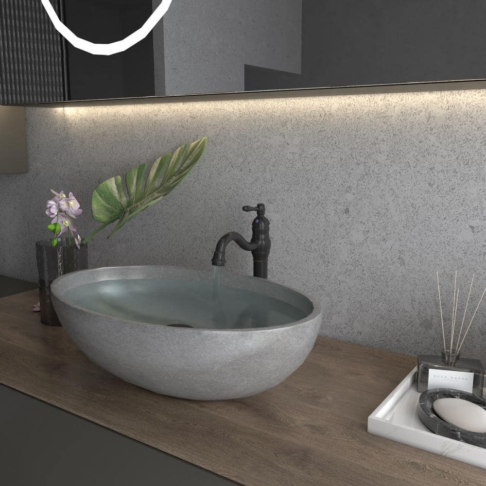 Oil Rubbed Bronze Single Handle Vessel Bathroom Faucet