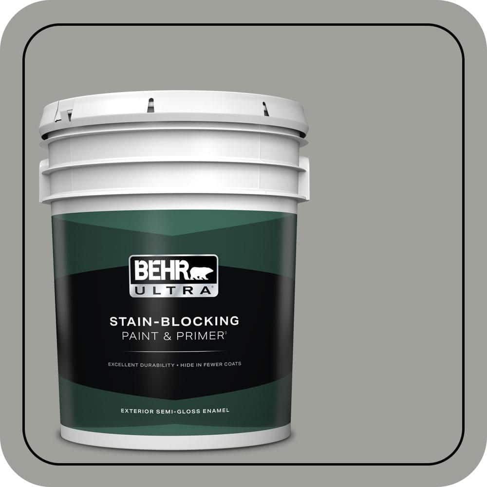 5 gal. #MQ6-22 Gateway Gray Semi-Gloss Enamel Exterior Paint & Primer price history on PriceWatchPro