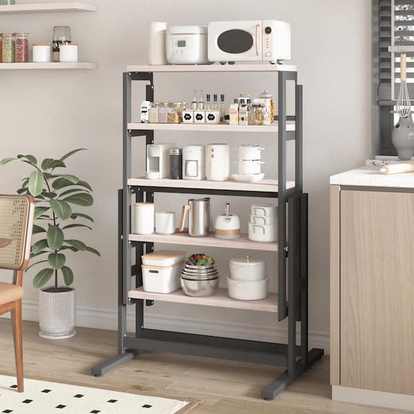 Tatayosi White Multifunction Convertible Dining Table, Free Switch