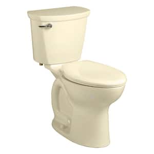 Cadet Pro Right Height 10 in. 2-Piece 1.28 GPF Single Flush Elongated Toilet in Bone