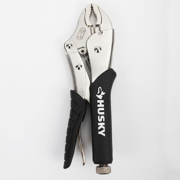 10 in. Curved Jaw Locking Plier With Rubber Grip