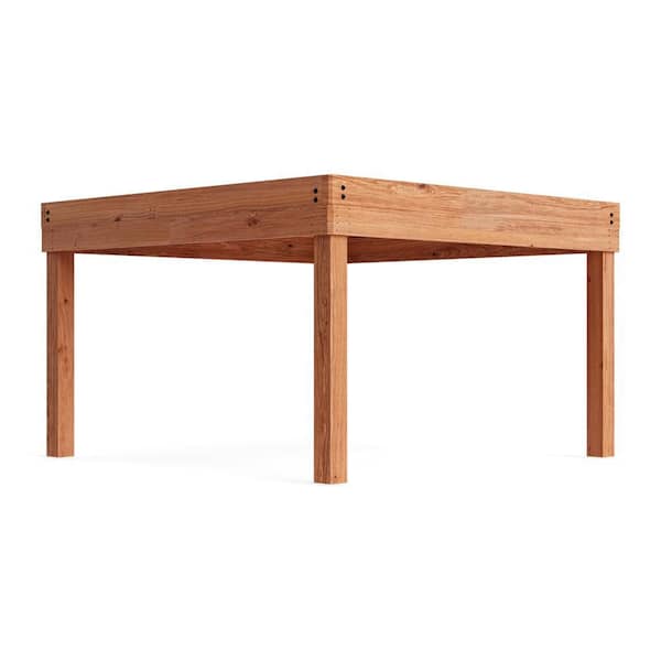 Professionally Assembled Contemporary 16 ft. x 16 ft. Pergola Premium Timber Pergola with 8 in. x 8 in. Solid Posts