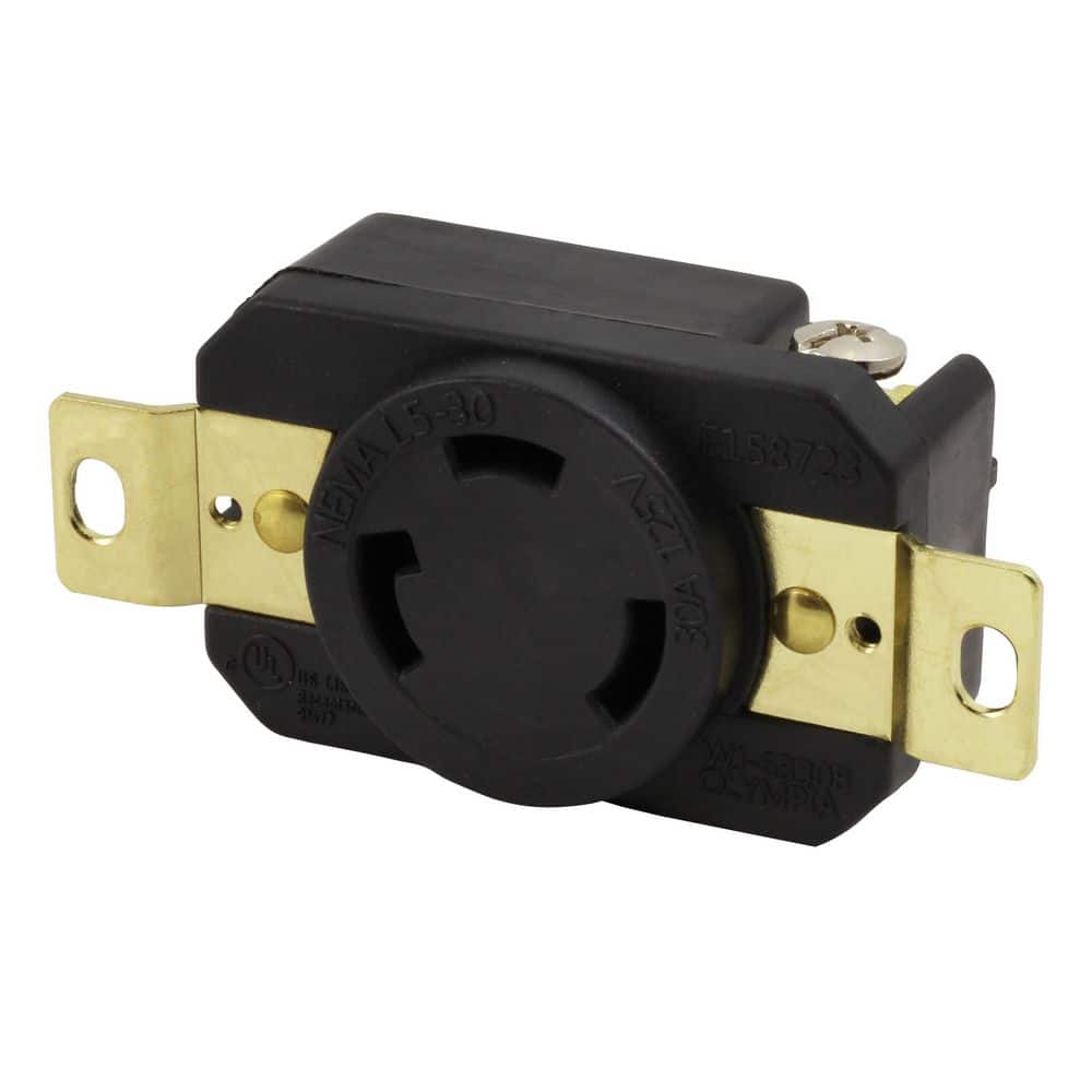 30A, 125V, NEMA L5-30R Flush Mounting Locking Industrial Grade Outlet cULus price history on PriceWatchPro