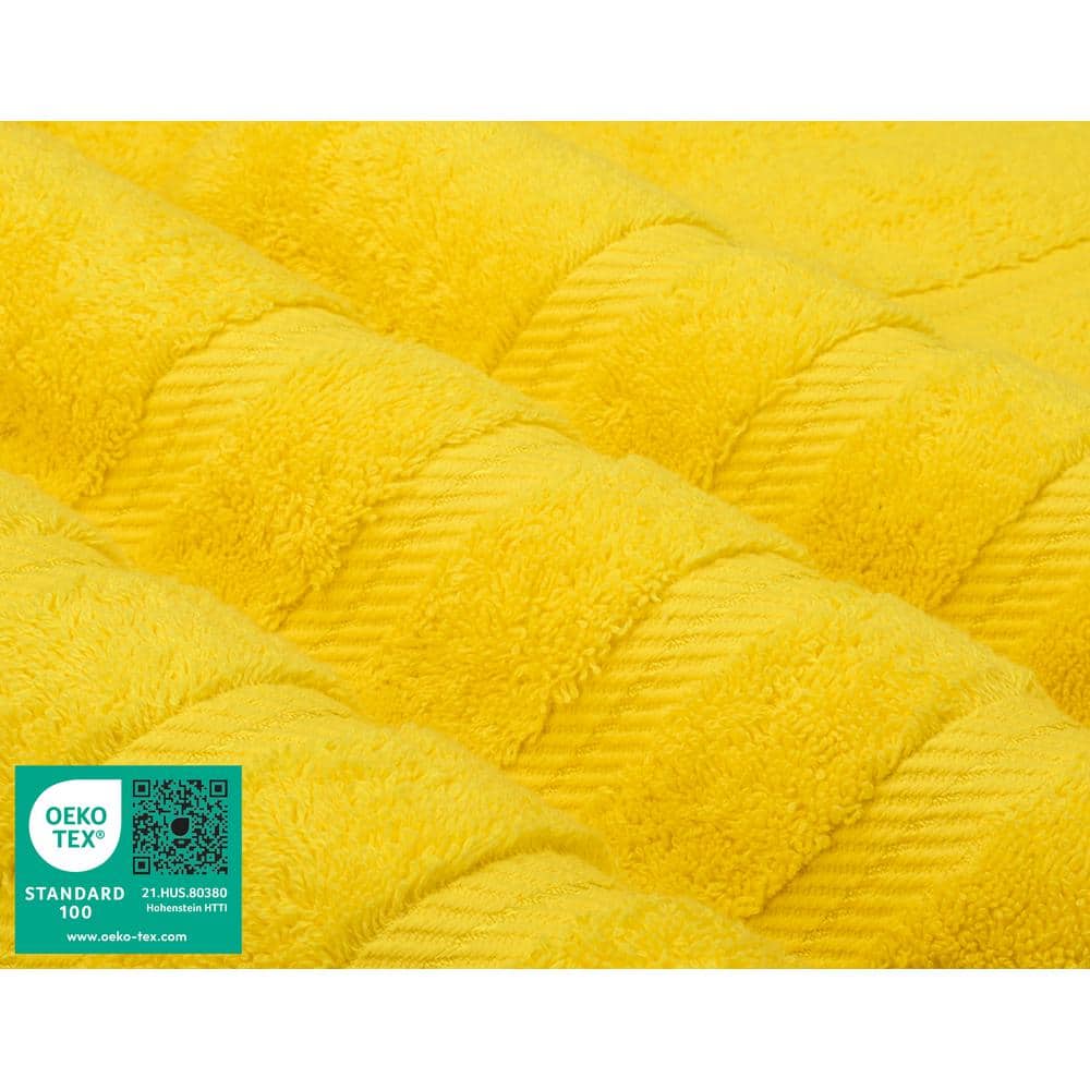 Oversized Lemon Yellow Turkish Cotton Jumbo Bath Sheet