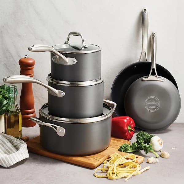 Tramontina Gourmet 8-Pc. Hard-Anodized Aluminum Cookware Set