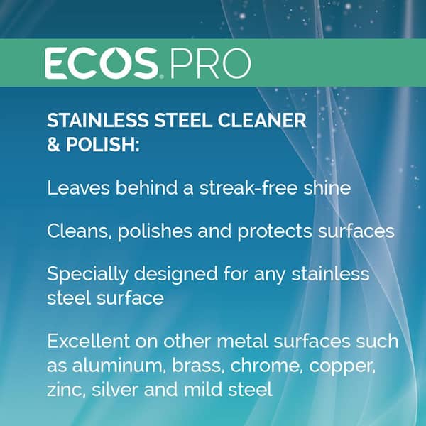 Earth Friendly Products Stainless Steel Cleaner: 32 oz 6 Pack, 4 Gallon  Case, PL9330