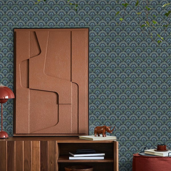 Transform Peacock Green Peel & Stick Wallpaper