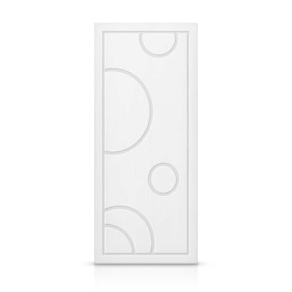 CALHOME 30 in. x 96 in. Hollow Core White Painted Composite MDF Interior Door Slab