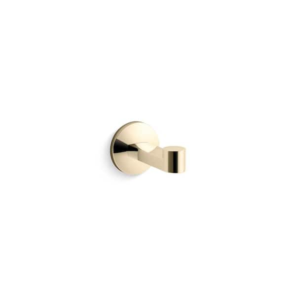 KOHLER Components Knob Robe Towel Hook in Vibrant French Gold