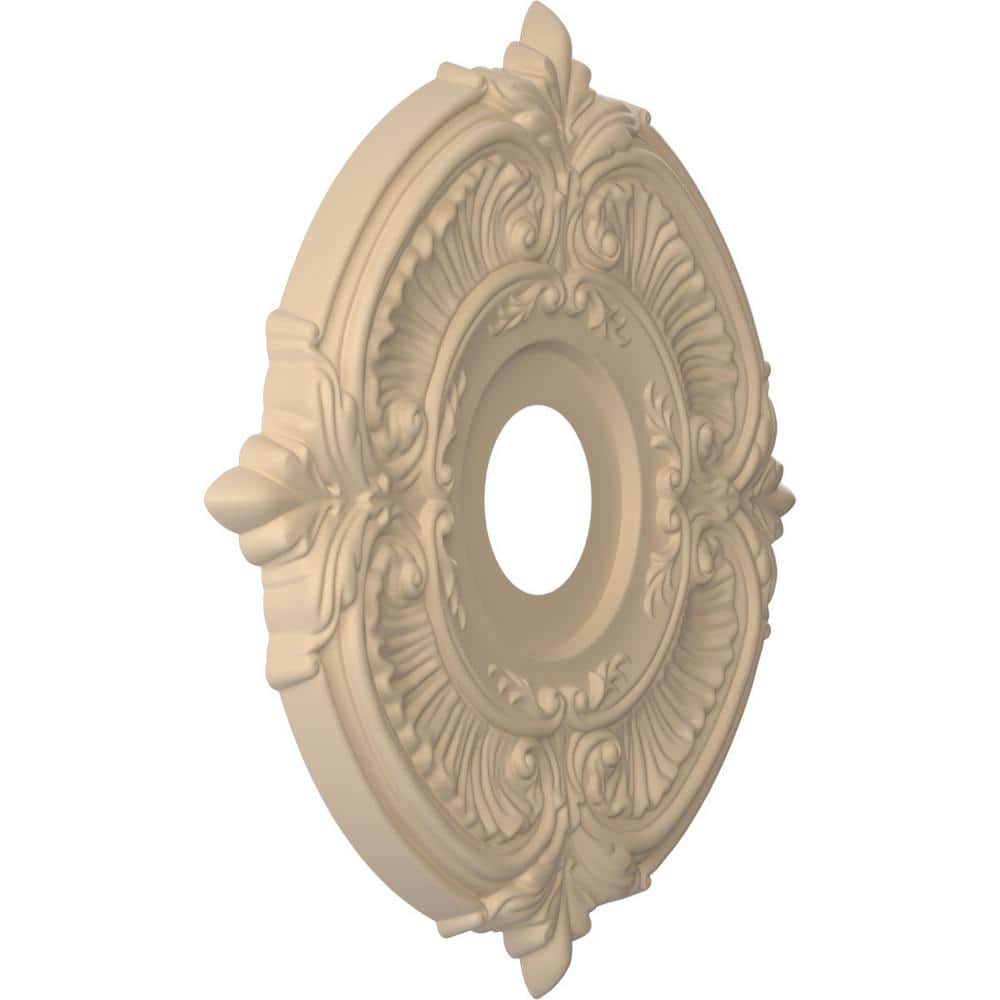 Attica 16" Smokey Beige Thermoformed PVC Ceiling Medallion
