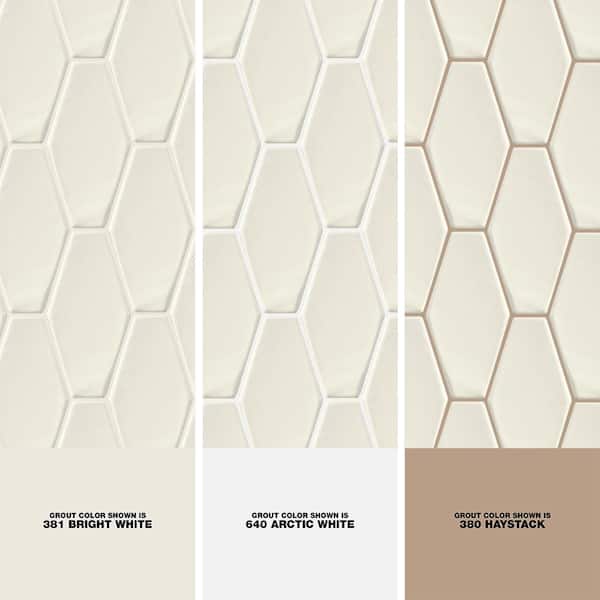 新着商品 Hill Ivy Tile in 8 x in. 4 Vanilla Hexagon Birmingham テープ・マスキングテープ