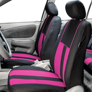 Striking Striped 47 in. x 23 in. x 1 in Seat Covers - Front Set