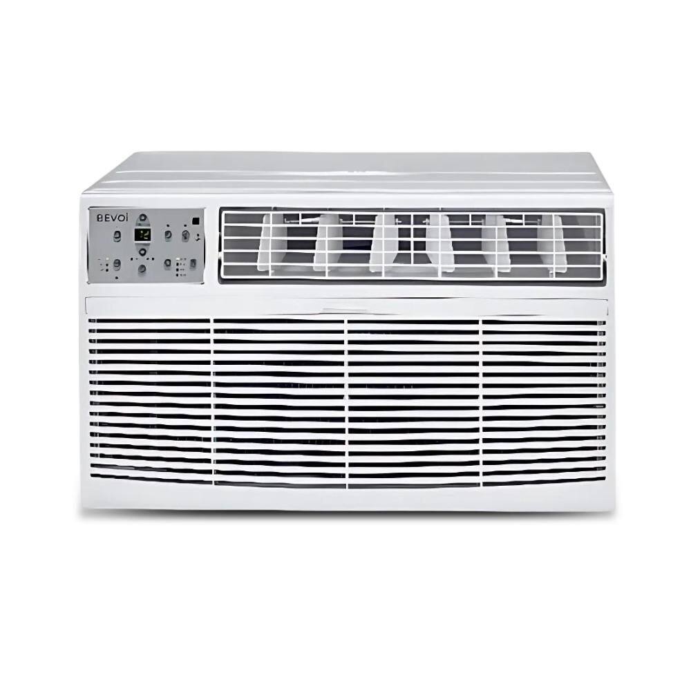 8,000 BTU 115-Volt Through-the-Wall Air Conditioner Cools 350 sq. ft. with Heater and Remote in White price history on PriceWatchPro