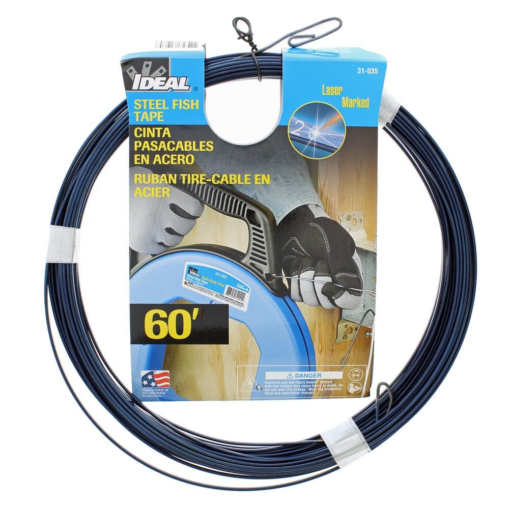 Commercial Electric 15 ft. Mini Cable Snake Fish Tape CE-EFT-15