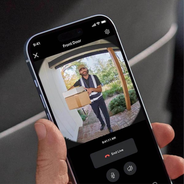 Ring Ring Starter Set with Battery Doorbell and Indoor Cam