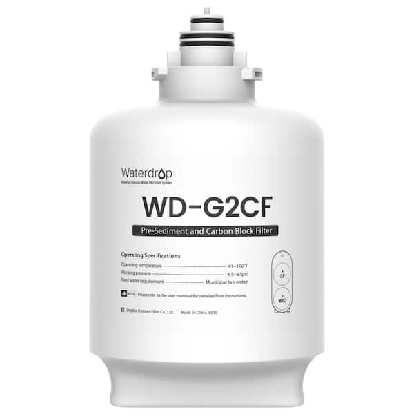 Waterdrop Reverse Osmosis System Replacement Water Filter Cartridge