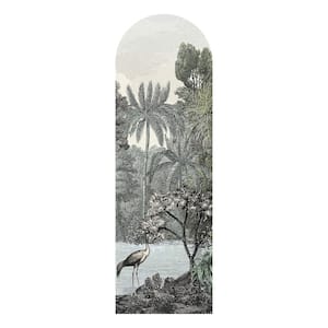 Tropical Green Lagoon Mural Archway Wall Decals