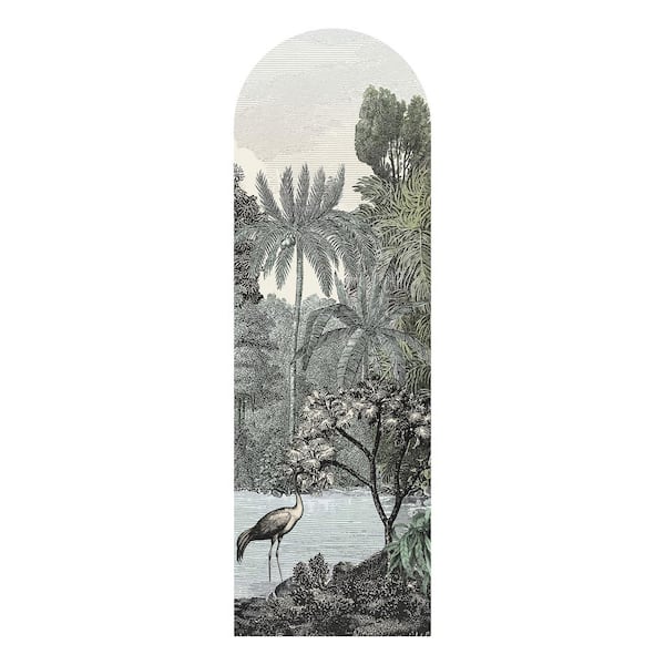 WallPOPs Tropical Green Lagoon Mural Archway Wall Decals