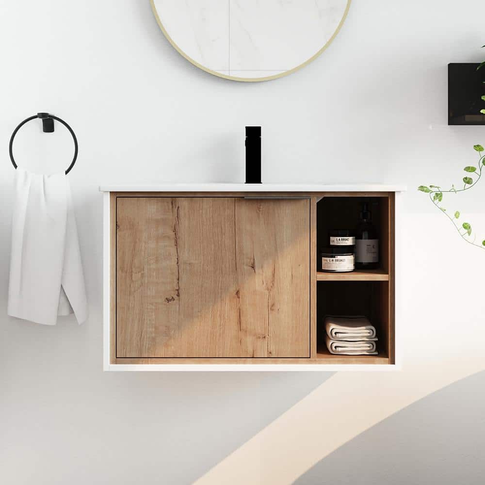 Staykiwi 30 in. W x 18.3 in. D x 18.5 in. H Floating Bath Vanity