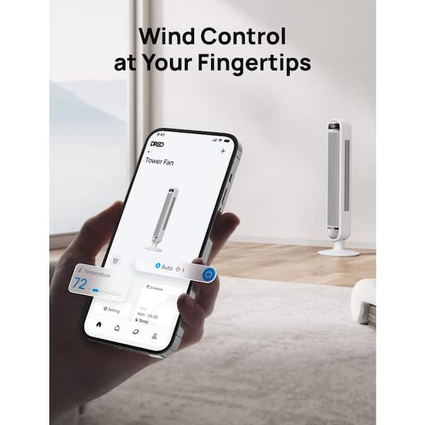 Ventilateur Tour DREO Cruiser Pro 106cm - Connecté WiFi, 25dB Silencieux, Oscillation 90°, 9 Vitesses, Contrôle Par App Et Alexa Ventilateur Tour DREO Cruiser Pro 106cm - Connecté WiFi, 25dB Silencieux, Oscillation 90°, 9 Vitesses, Contrôle Par App Et Alexa