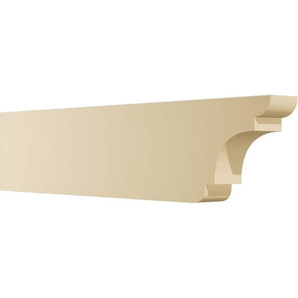 Ekena Millwork Standard New Brighton 3 in. W x 8 in. H x 36 in. D Signature Urethane Rafter Tail Outlooker