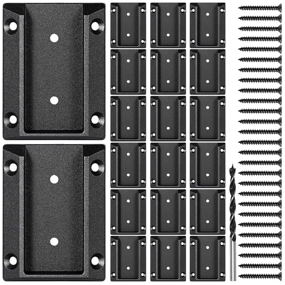20-Pieces Aluminum Deck Railing Bracket Connectors for 2 x 4 Wood Post to Handrail Black Durable Corrosion Resistant price history on PriceWatchPro