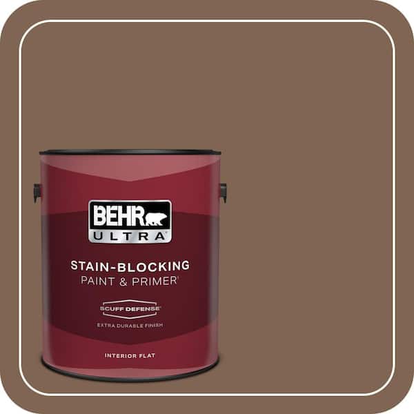 BEHR ULTRA 1 gal. #N240-7 Joshua Tree Extra Durable Flat Interior Paint & Primer