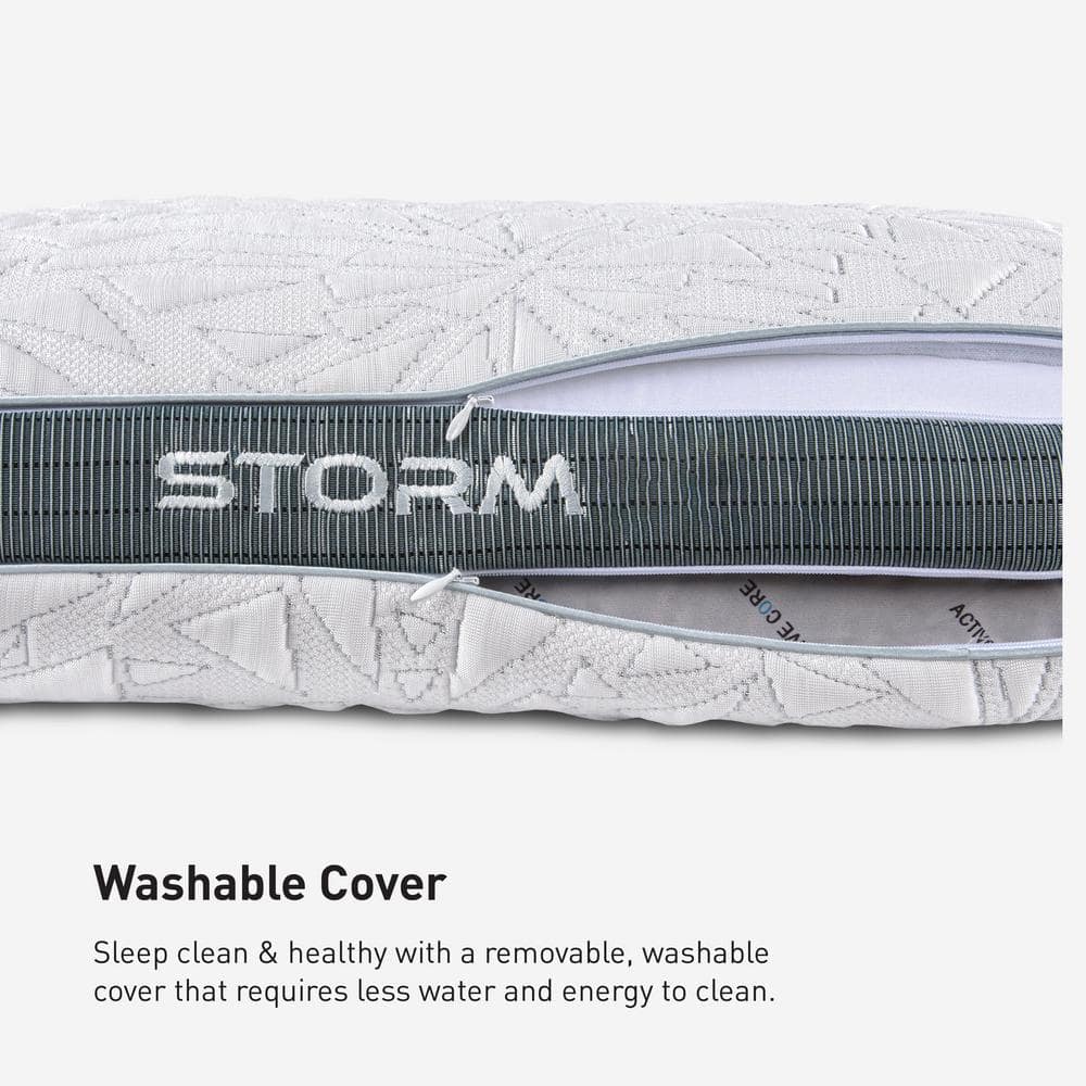 White Memory Foam Cooling Performance Pillow