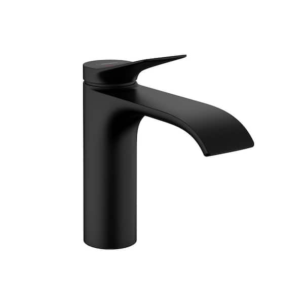 Hansgrohe Vivenis Single Handle Bathroom Faucet in Matte Black