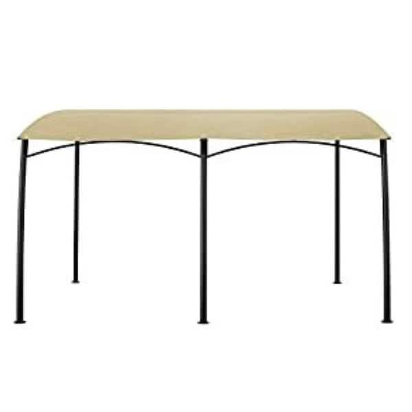 10 ft. x 13 ft. Metal Gazebo, Portable Lean-to Shed, Outdoor Pergola for Garden, Backyard, Lawn and Deck