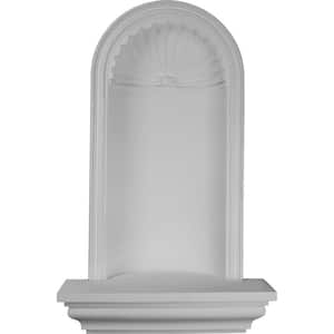 30-1/4 in. x 14-3/8 in. x 50 in. Primed Polyurethane Recessed Mount Bedford Wall Niche