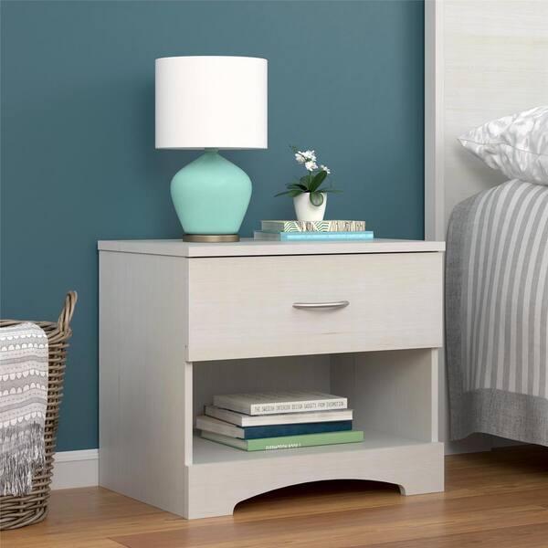 Ameriwood Crescent Point Ivory Nightstand