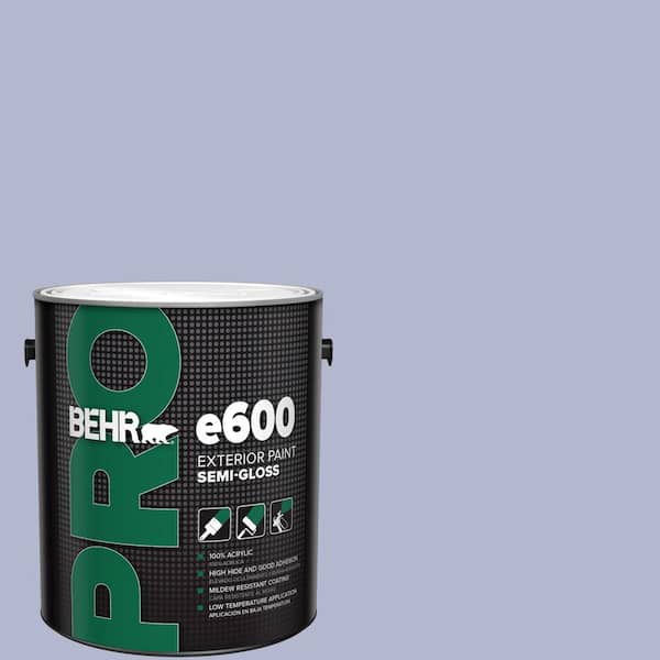 BEHR PRO 1 gal. #620C-3 Purple Surf Semi-Gloss Exterior Paint