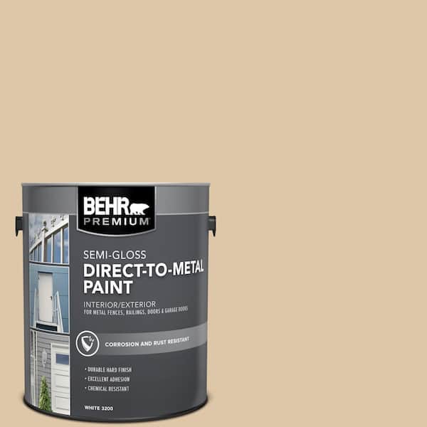 1 gal. #PPU4-13 Sand Motif Semi-Gloss Direct to Metal Interior/Exterior Paint