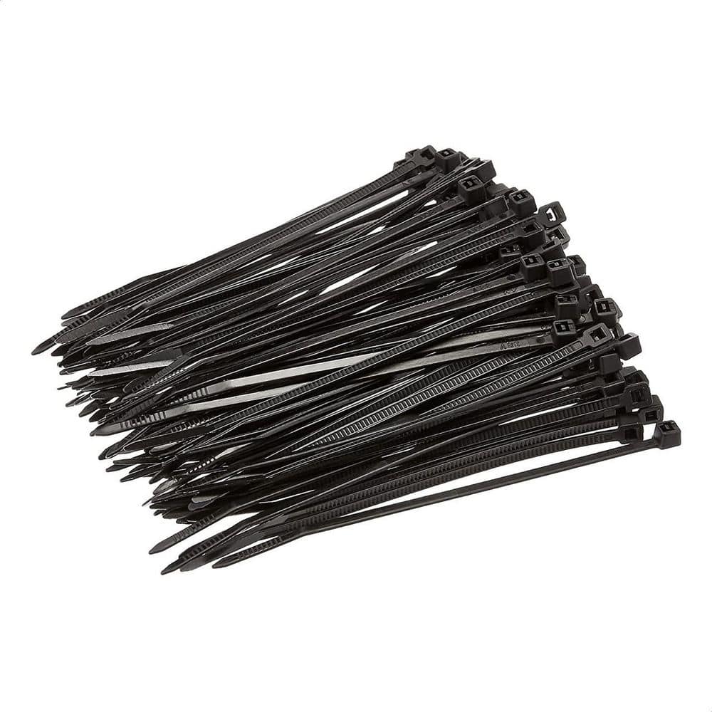 Micro Connectors, Inc 4 in. Cable Zip Tie 17 lbs. Multi-Purpose