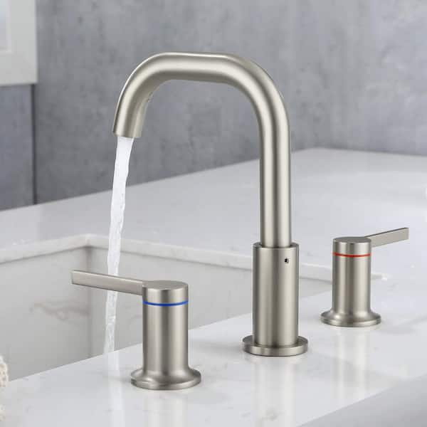 Amazon.com: VNVMVDFO Wall Mounted Kitchen Faucet Double