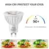 C Cattleya 75-Watt Equivalent GU10 Dimmable Recessed Track Lighting 90+ CRI  Flood LED Light Bulb 5000K Daylight in White (6-Pack) CAB201-5K - The Home  Depot