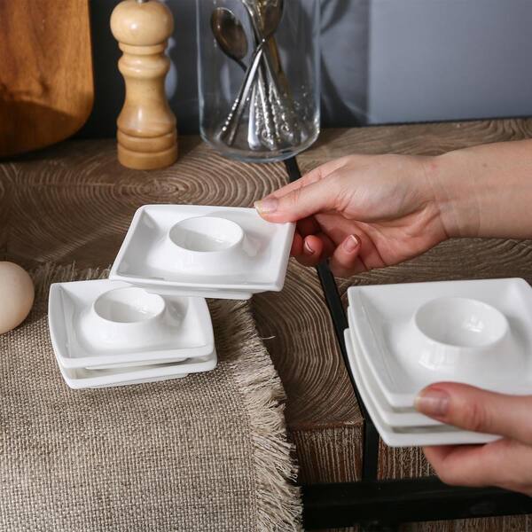 3pcs Silicone Egg Cup Holders Boiled Egg Serving Cups Creative