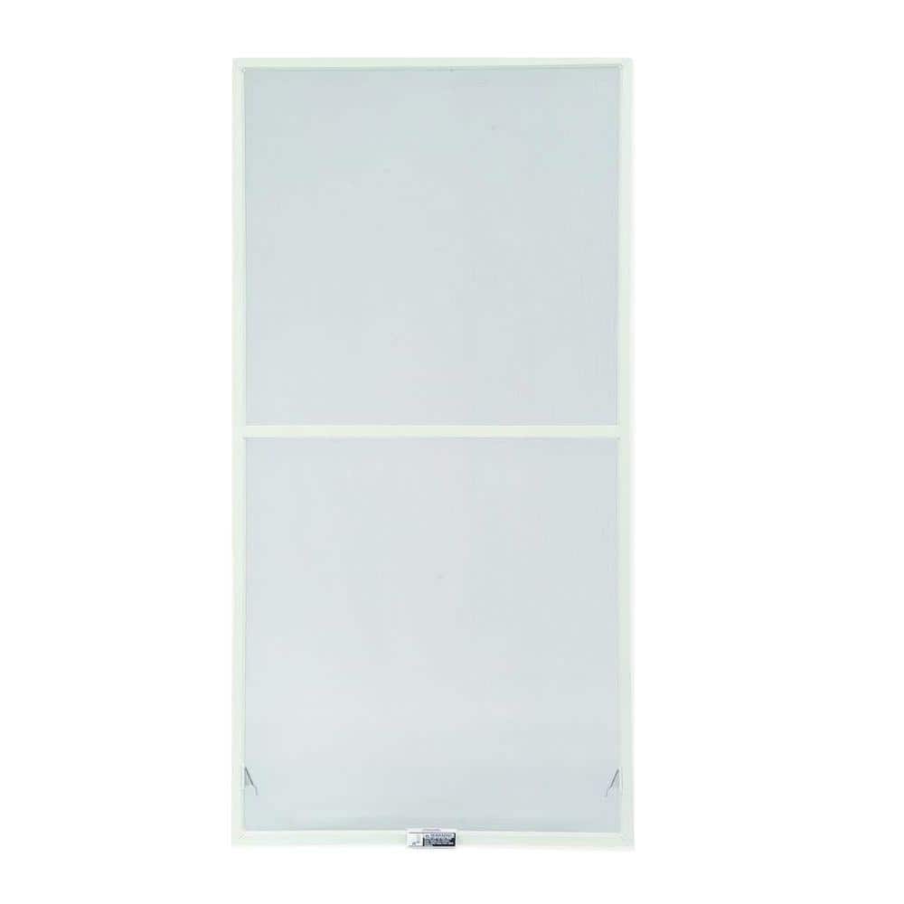 27-7/8 in. x 62-27/32 in. 200 and 400 Series White Aluminum Double-Hung Win